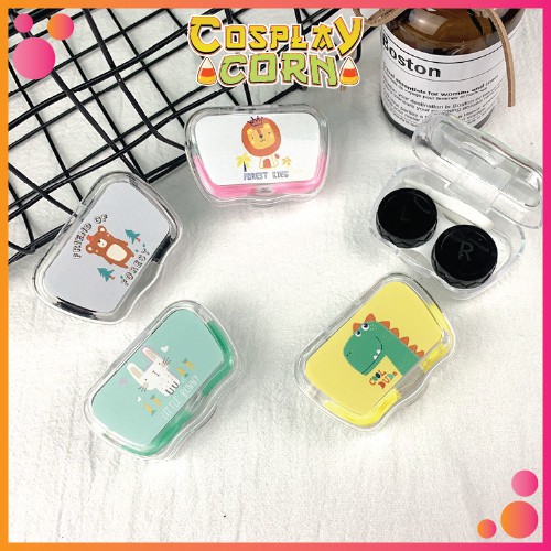 Hộp khay gương dụng cụ đựng kính áp tròng - contact lens