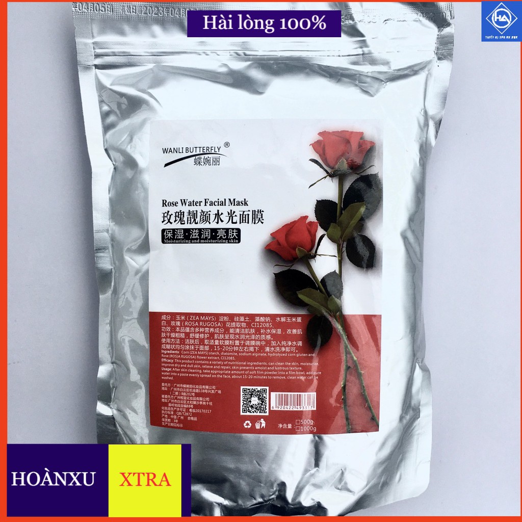 Mặt nạ collagen hoa hồng đỏ