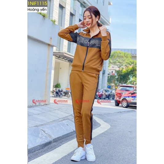 Bộ nỉ kéo khoá cao cấp cardina mã 1nif11