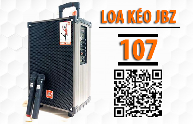 Loa kéo jbz 107 bass 30 , phù hợp karaoke gia đình tiệc nhỏ , du lịch picnic , bảo hành 12 tháng