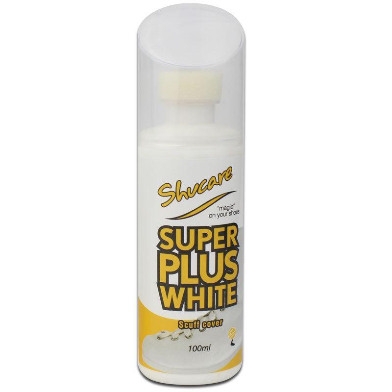 Chai vệ sinh giày Sneaker thể thao Shucare Super Plus White làm sạch vết bẩn, vết ố làm mới sản phẩm - dành riêng cho các loại đồ mầu trắng từ giầy thể thao,túi xách,đồ trắng,các chất liệu vải,da tổng hợp,da Pu,PVC ,da thật ..