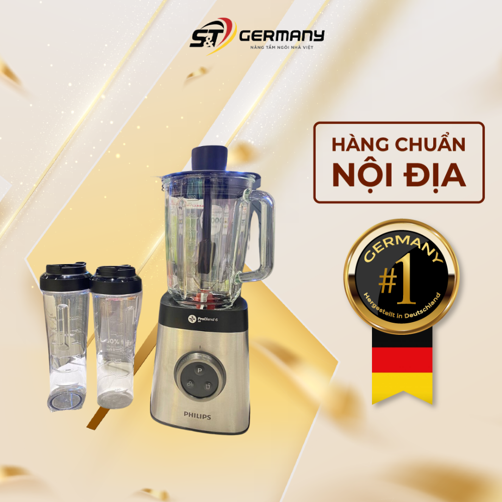 Máy xay sinh tố, máy xay đa năng philips hr3655/00 1400w nội địa đức germanysnt 400064