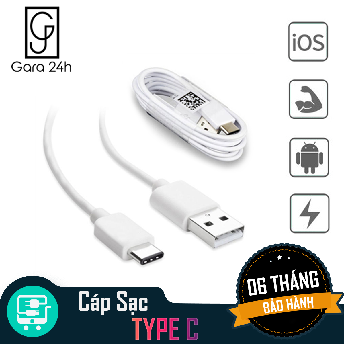 Cáp sạc điện thoại Micro USB foxconn