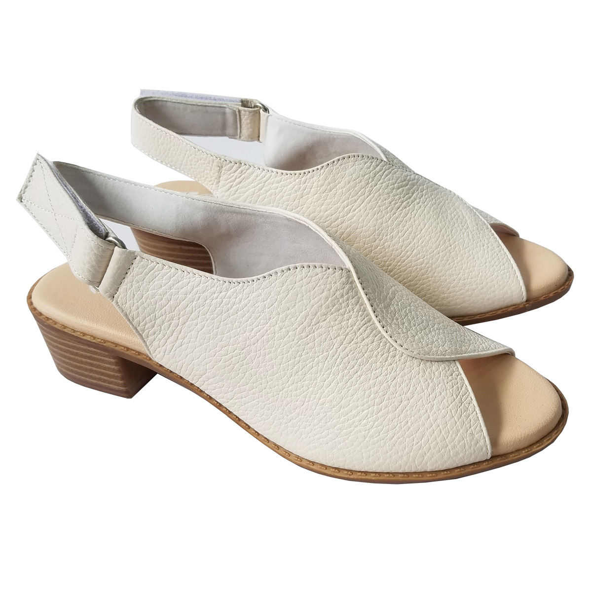 Bigben Women's High Heel Sandals Genuine Cow Leather 4 Inch High Cg194 - 4