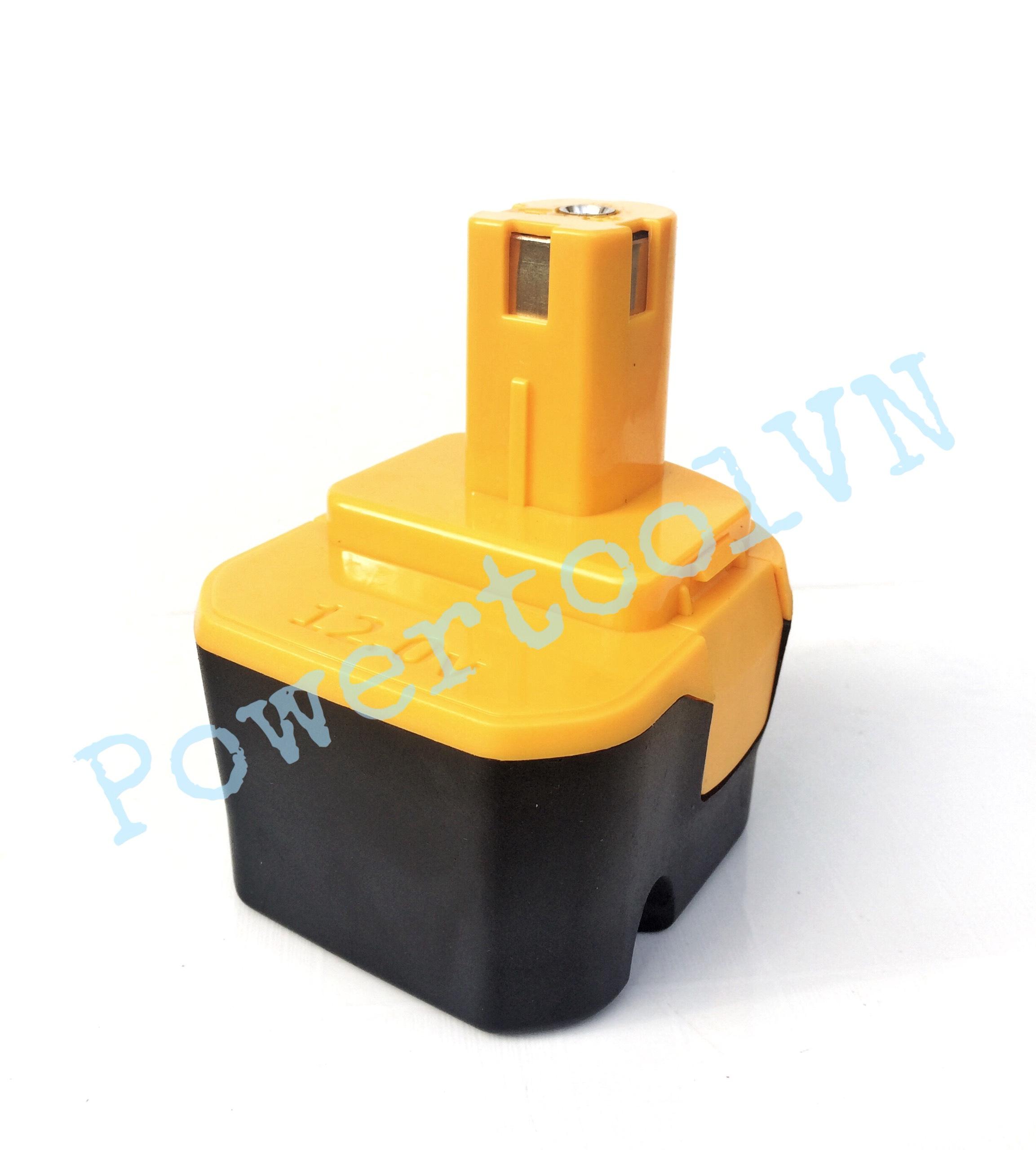 Pin máy khoan12V, Dùng cho máy khoan, máy bắt vít Ryobi 12v, 3S2P, dung lượng 4000Mah, dòng xả 40A kèm mạch bảo vệ sạc xả, pin đóng mới 100% bảo hành 3 tháng