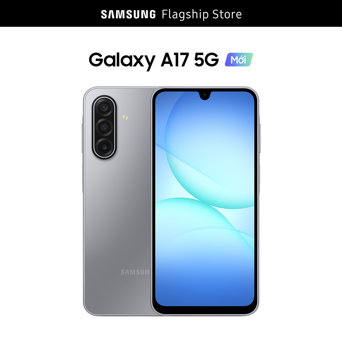 Điện Thoại Samsung Galaxy A17 5G (8/128GB), Kính Cường Lực Gorilla Victus, Camera 50MP & IOS, AI Gemini - 2