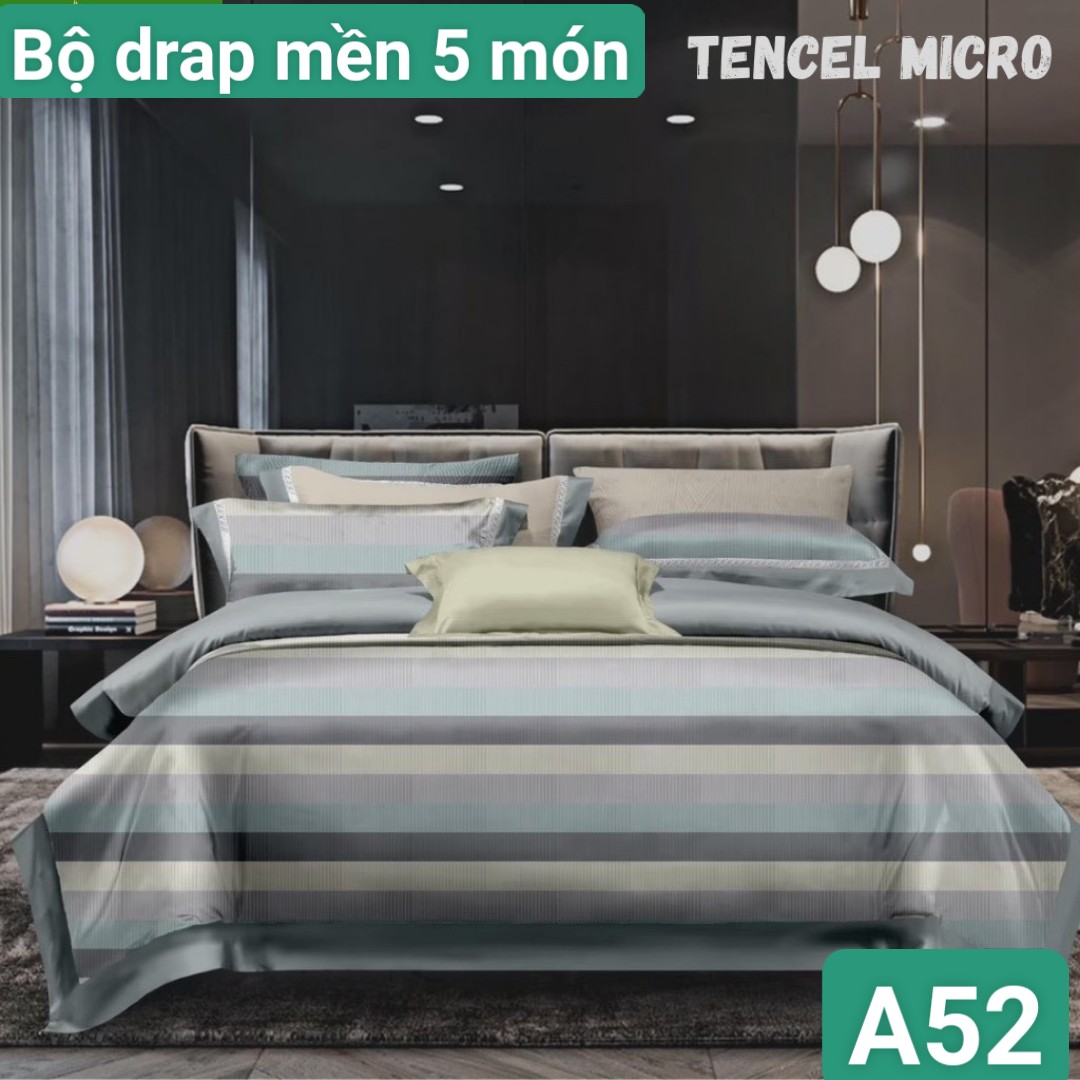 Bộ drap có mền tencel vải nhập hàn quốcđỉnh cao mát mềm mại