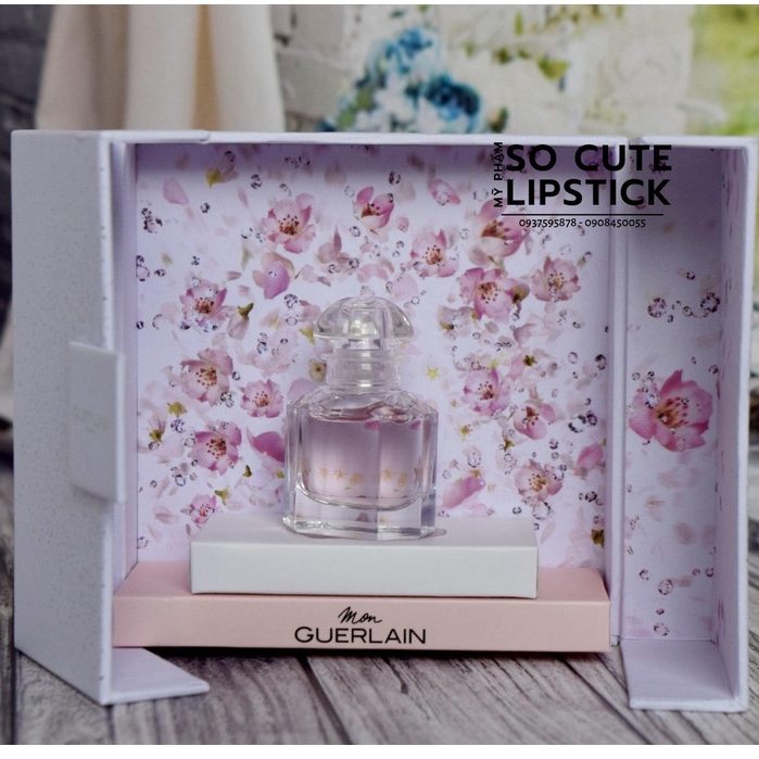 Nước Hoa Nữ Guerlain Mon Guerlain Sparkling Bouquet Mini 5ml Box Đẹp