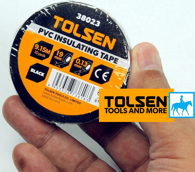 Cuộn băng keo điện đen Tolsen 38023 - Tolsen 38023 sản phẩm đa dạng về mẫu mã kích cỡ chất lượng đảm bảo cam kết hàng nhận được giống với mô tả