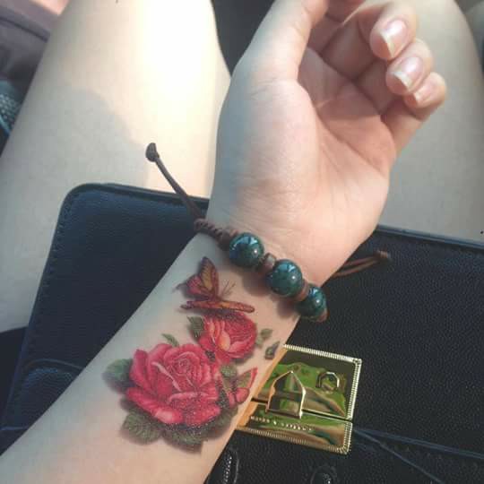 With a small tattoo, you will make your arm more sexy than ever. Our collection will help you choose unique and impressive rose designs to express your personality.