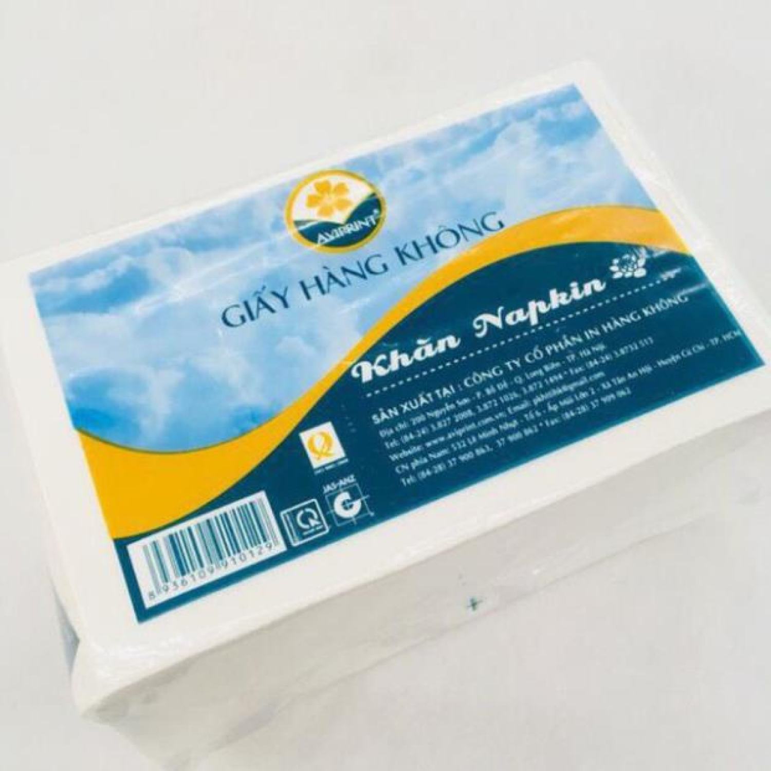 Giấy ăn hàng không Napkin cao cấp có 2 loại BP