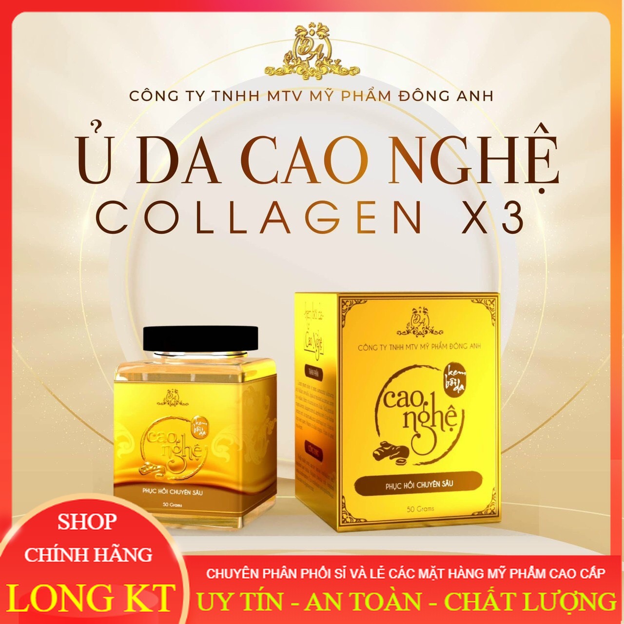 [Mỹ phẩm Chính hãng ]Cao Nghệ Collagen X3 Đông Anh Cao Nghệ Collagen X3 Đông Anh – Trị Mụn, Nám, Sẹo Thâm