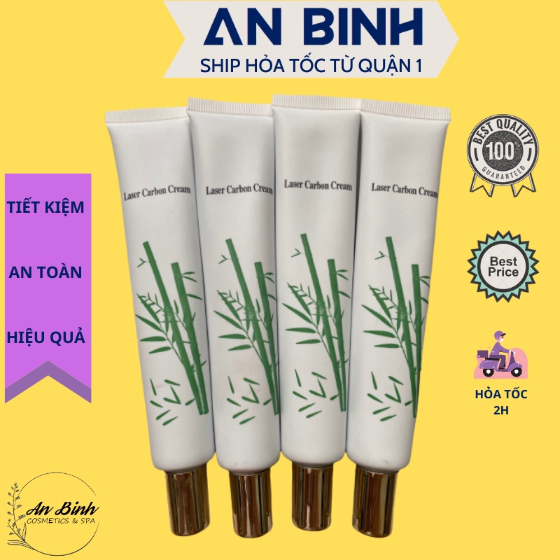 Than tre cacbon hoạt tính sử dụng bắn laser trẻ hoá da - tuýp 50gram