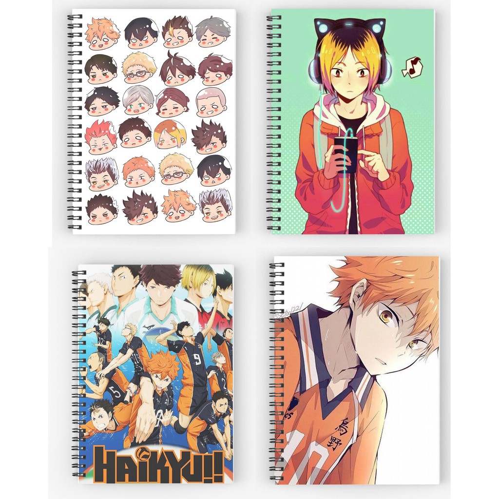 Sổ anime haikyuu Kenma Kozume hanata ..nhiều mẫu gáy xoắn