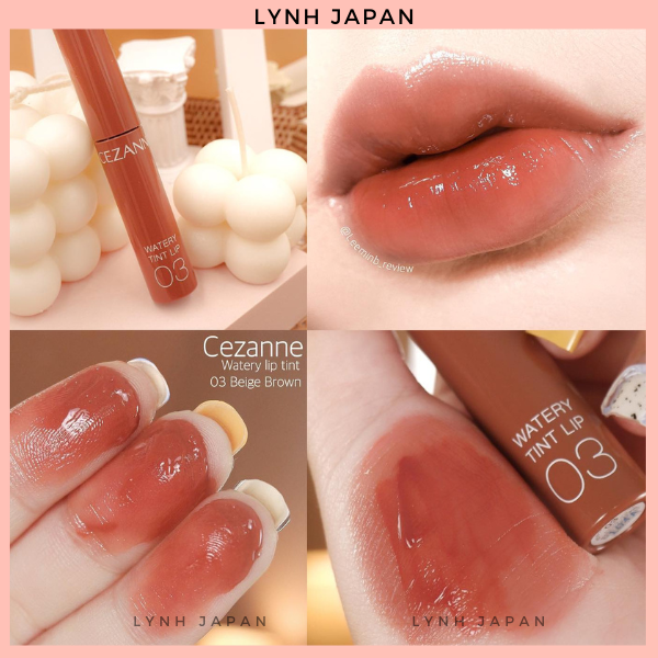 Son Tint Lì Cezanne Watery Lip Tint Nhật Bản