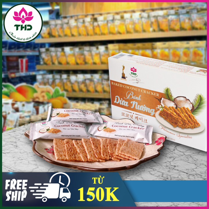 Bánh Dừa Nướng Xuất khẩu Tâm Hữu Dũng Hộp 180g