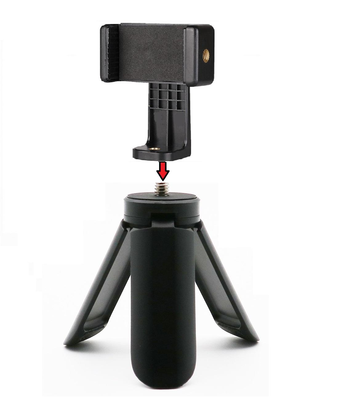 ⚡⚡ [HOT SALE] TRIPOD 3 chân MINI FN020 + KÈM GÁ KẸP ĐIỆN THOẠI XOAY 360 FUNO