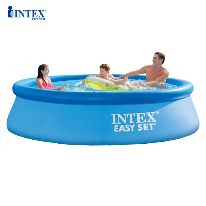 Bể bơi phao tròn gia đình intex 28120 - hồ bơi cho bé mini, bể bơi phao trẻ em