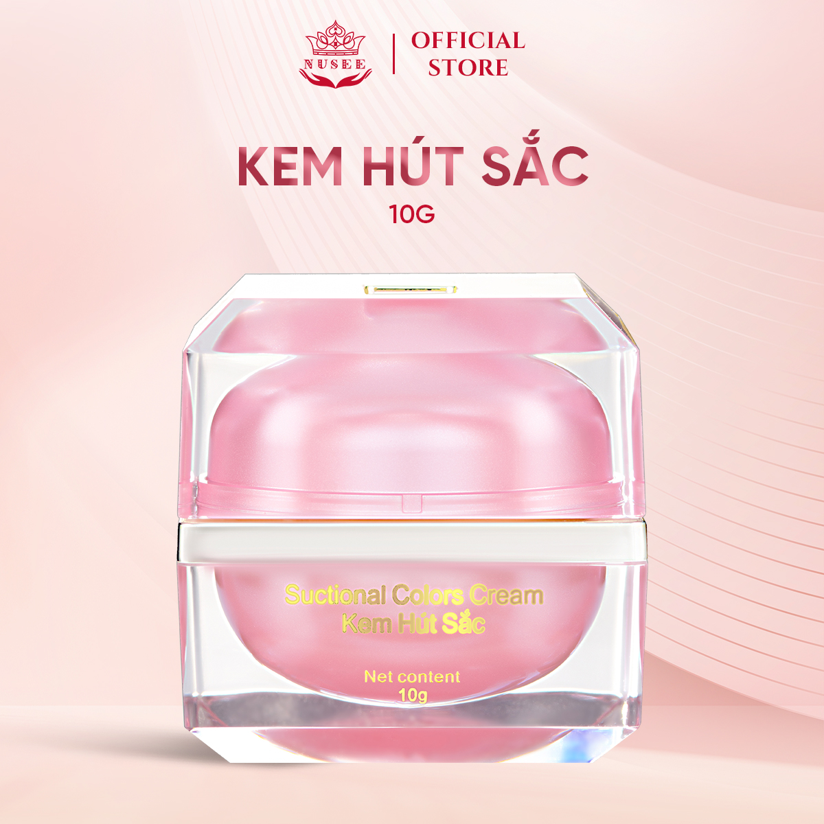 Kem Hút Sắc Nusee phục hồi da hư tổn 10g