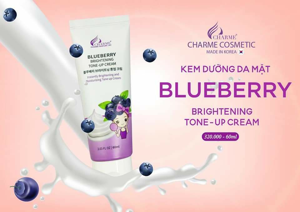 Kem face blueberry 60ml dạng tuýp mới