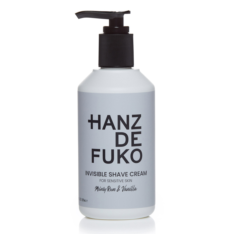 Kem cạo râu Hanz de Fuko Invisible Shave Cream - 237g