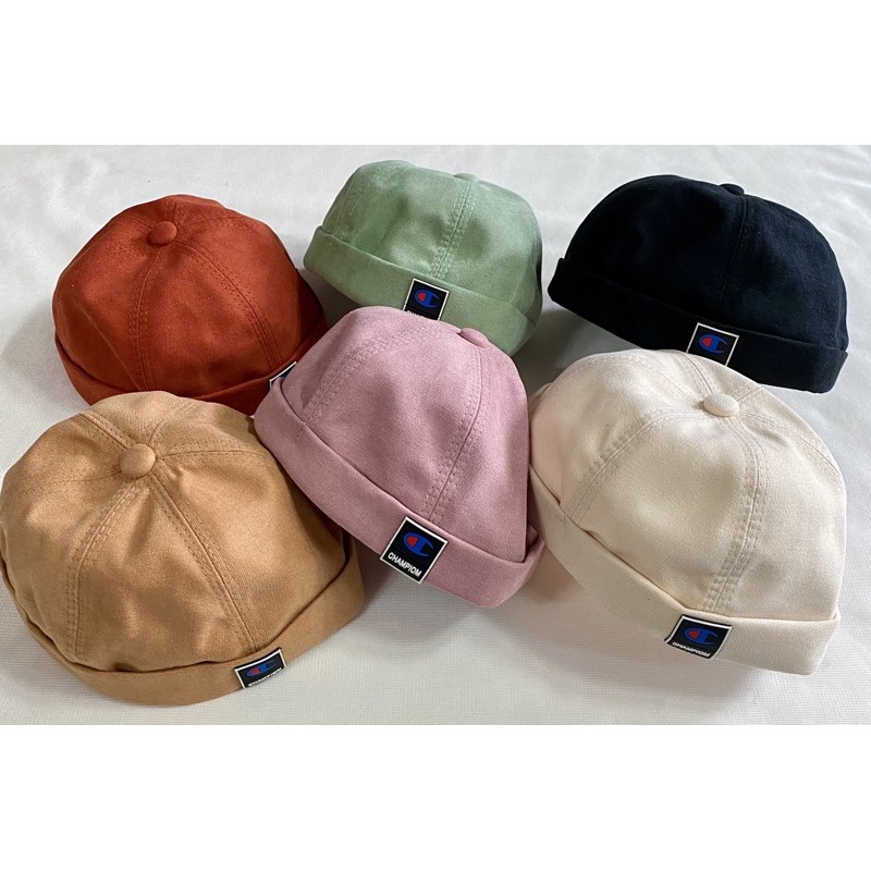 Mũ tròn miki hat Champion phong cách retro - Nón beanie