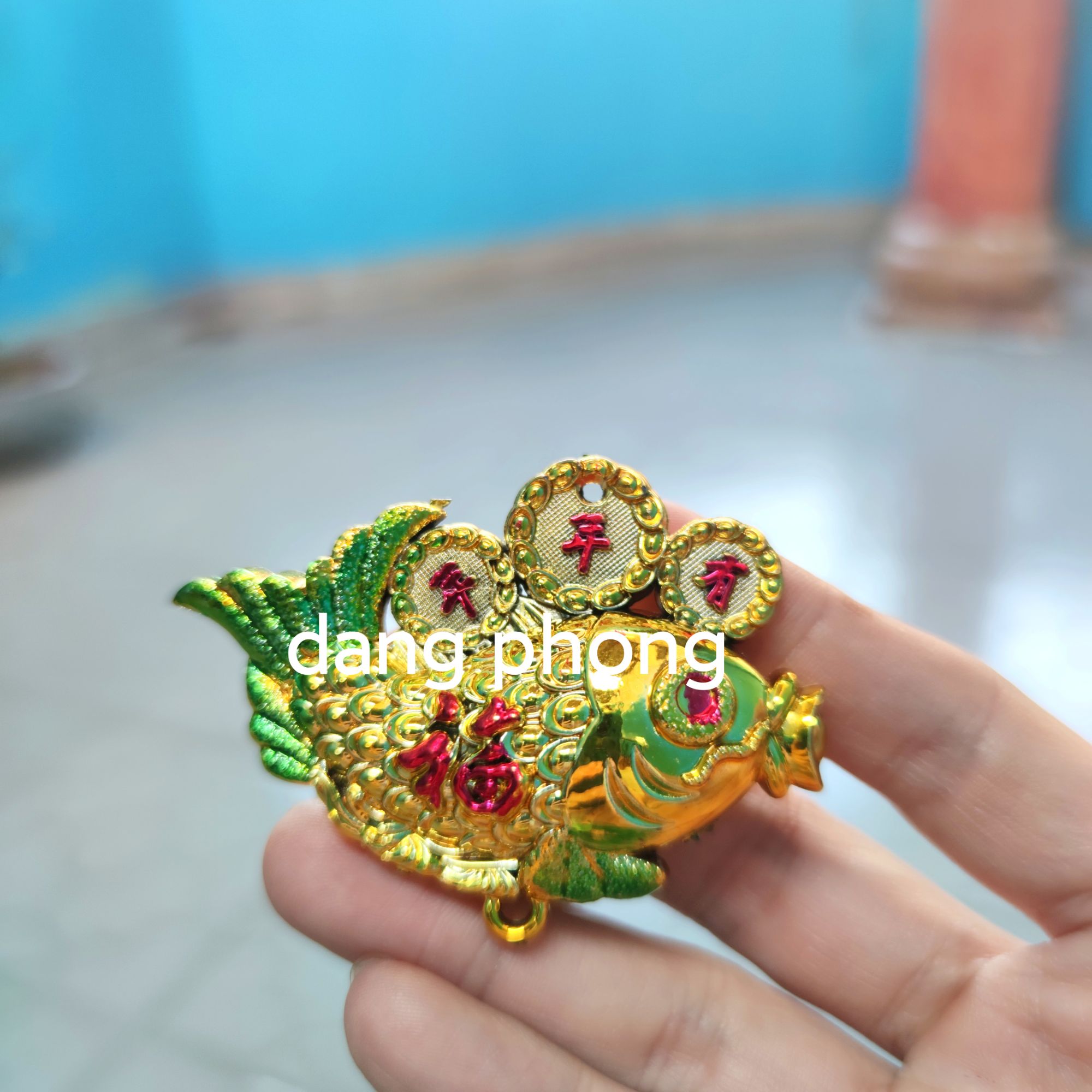 Cá Vàng tài lộc trang trí cây kim tiền làm tháp tỏi