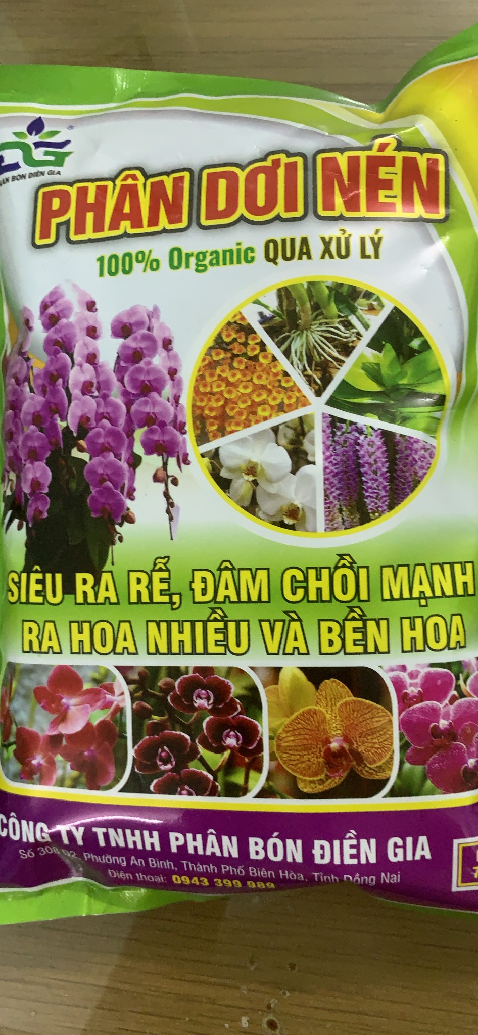 Phân dơi hữu cơ viên nén DG đã qua xử lý gói 700gr