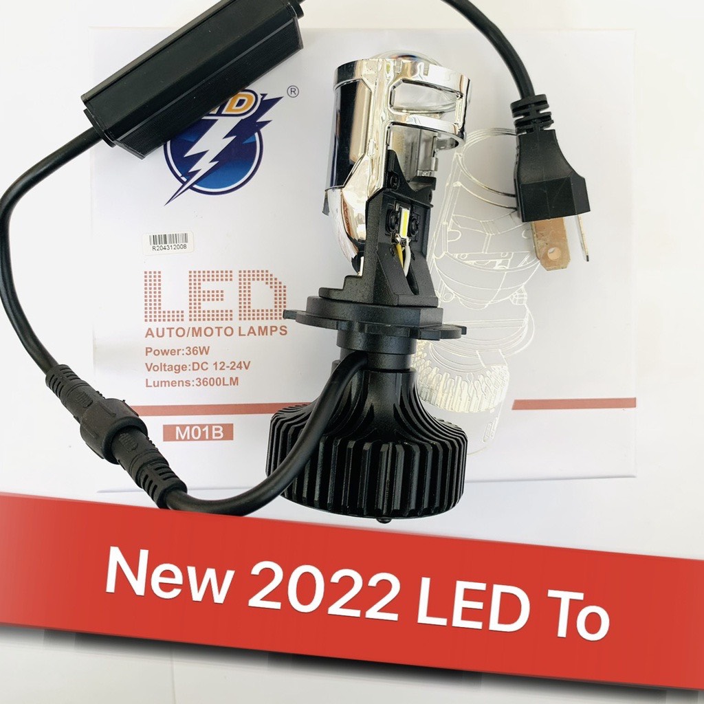 🔥ĐÈN PHA LED BI CẦU M01B MINI💥GOM ÁNH SÁNG CHỐNG CHÓI MẮT💥
