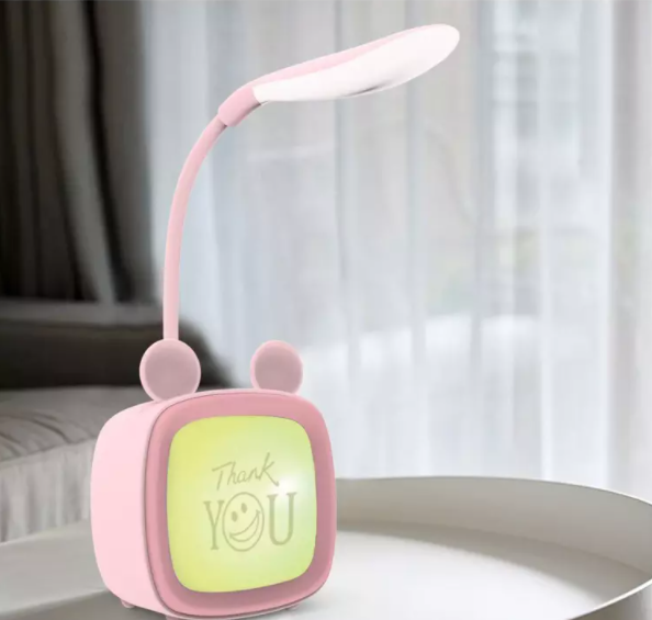 Đèn led để bàn hình lá có tai thỏ dễ thương (nhiều màu) - [ đèn học #đèn đọc sách #đèn led để bàn #đèn học sinh #đèn bàn học #đèn bàn làm việc #đèn bàn dễ thương #đèn bàn học sinh]