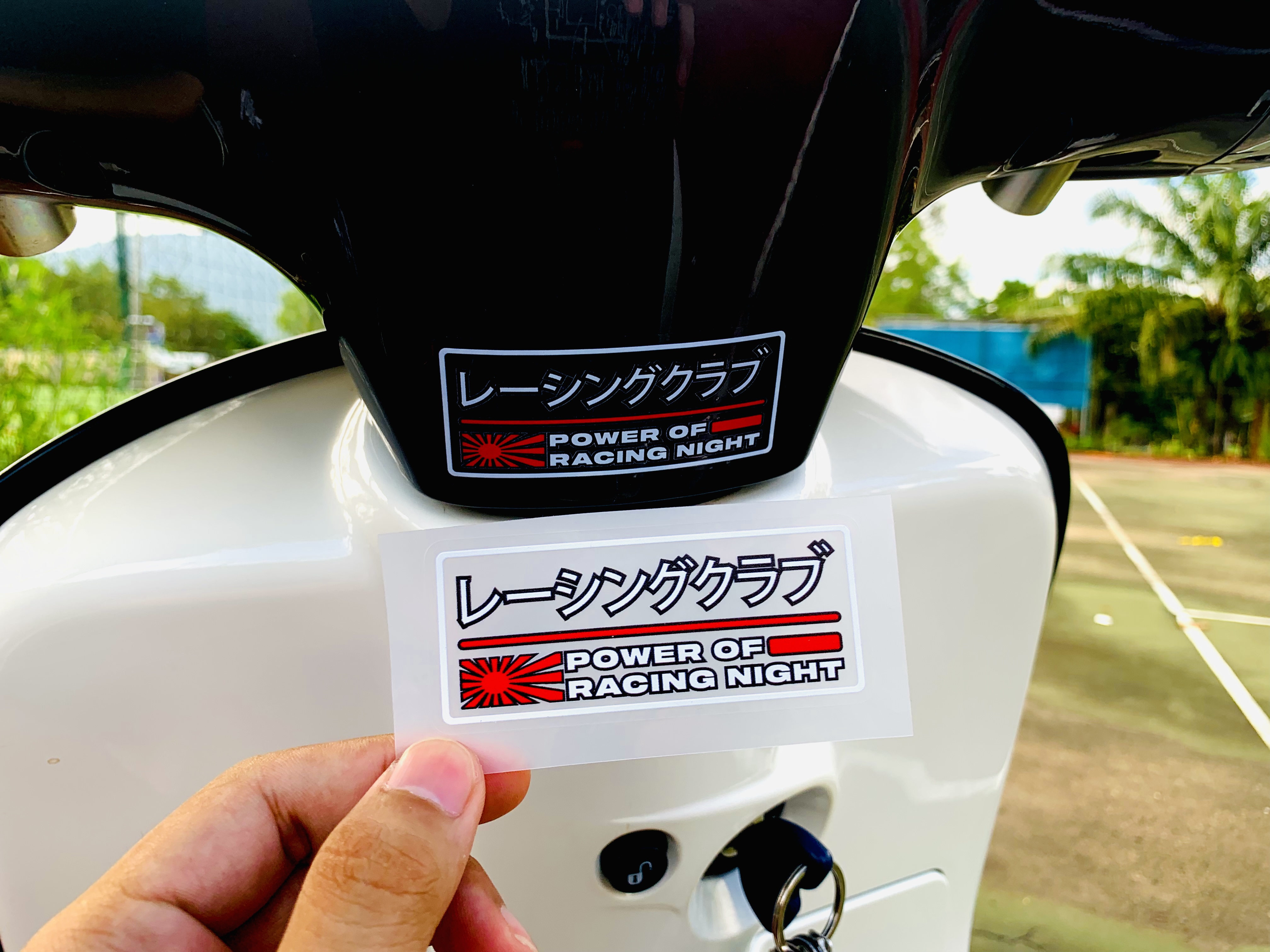 Tem Sticker Racing Night - Decal Racing Club
