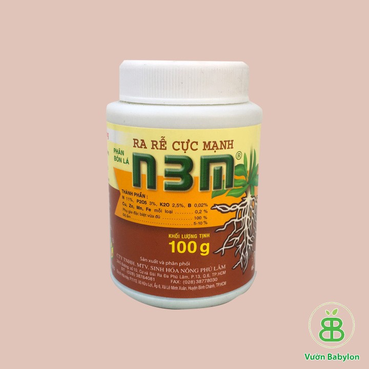 Phân Bón Kích Ra Rễ Cực Mạnh N3M 100GR