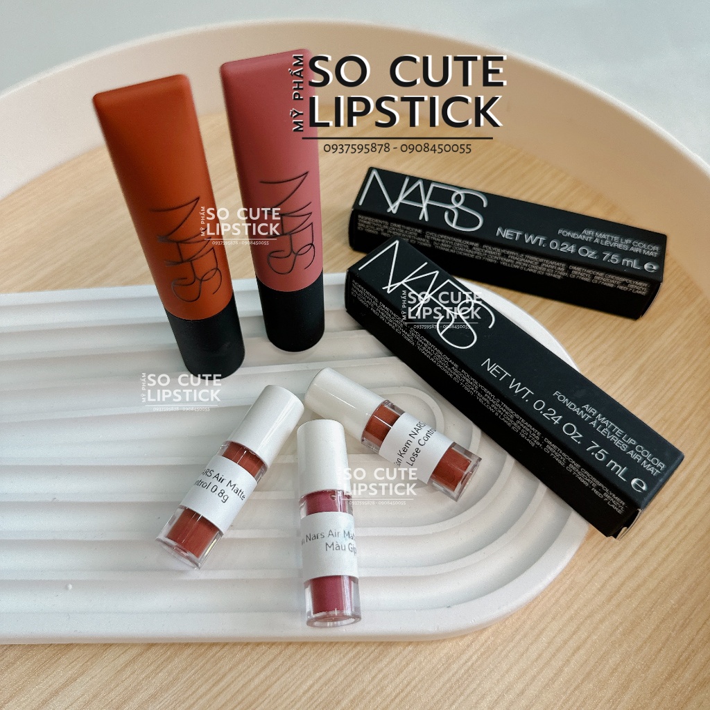 Son kem naars air matte lip color lose control - morocco - thrust - dolce vita - pin up - power trip - gipsy
