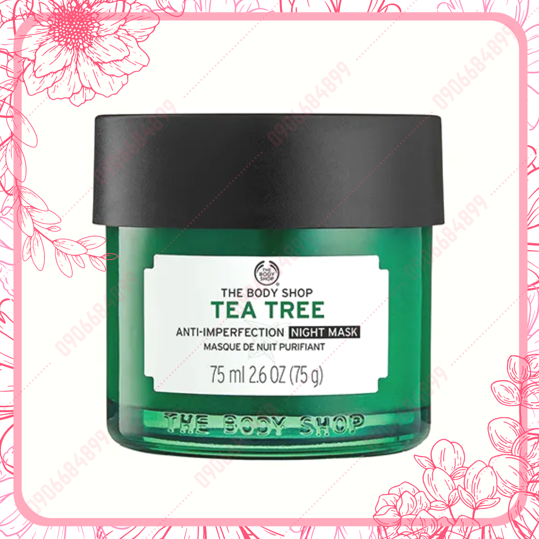 Mặt nạ ngủ THE BODY SHOP Tea Tree Anti-Imperfection Night Mask 75ml - Đủ bill chính hãng