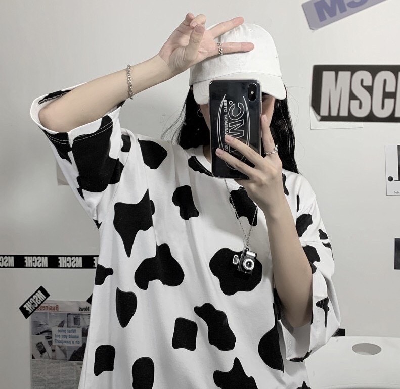 Văn đức Fashion -(HOT) Áo Thun Bò Sữa Phong Cách Hàn Quốc G6