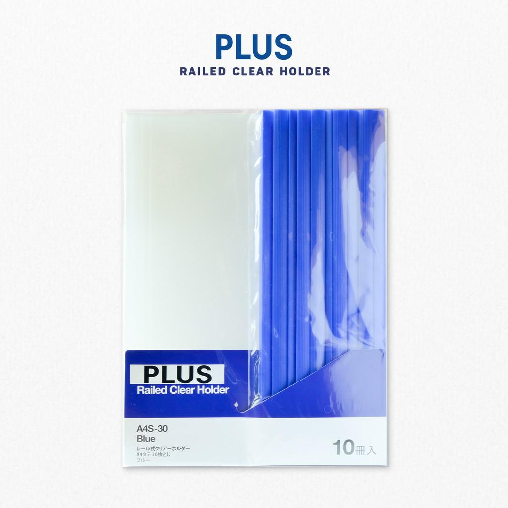 Combo 10 Bìa Cây Nhựa Pp Kẹp Hồ Sơ PLUS - Nhiều Màu Sắc, An Toàn, Tiện Lợi