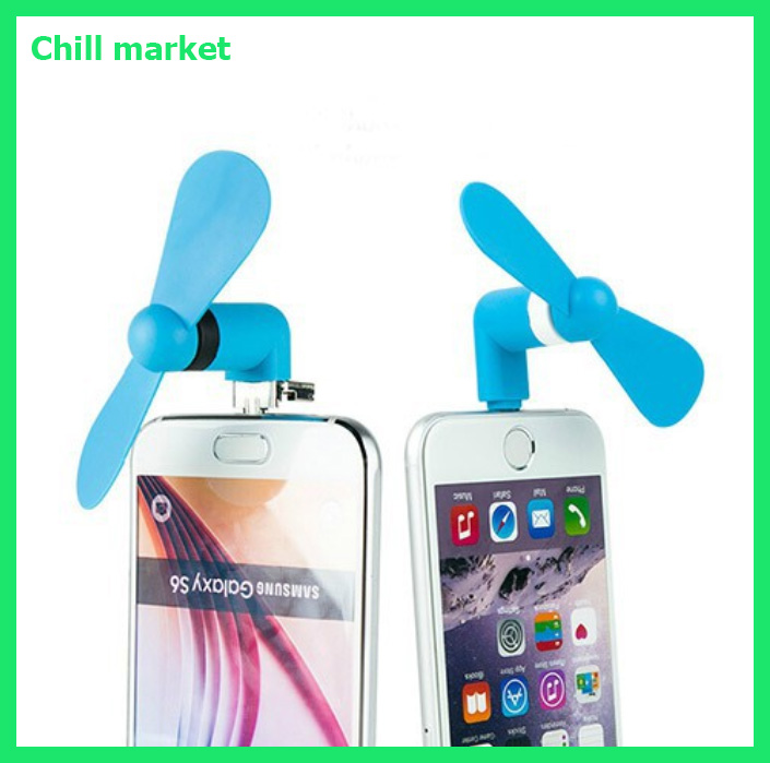 Quạt Mini 3 Chân Cánh Rời Dành Cho Điện Thoại Android – Iphone Chill market