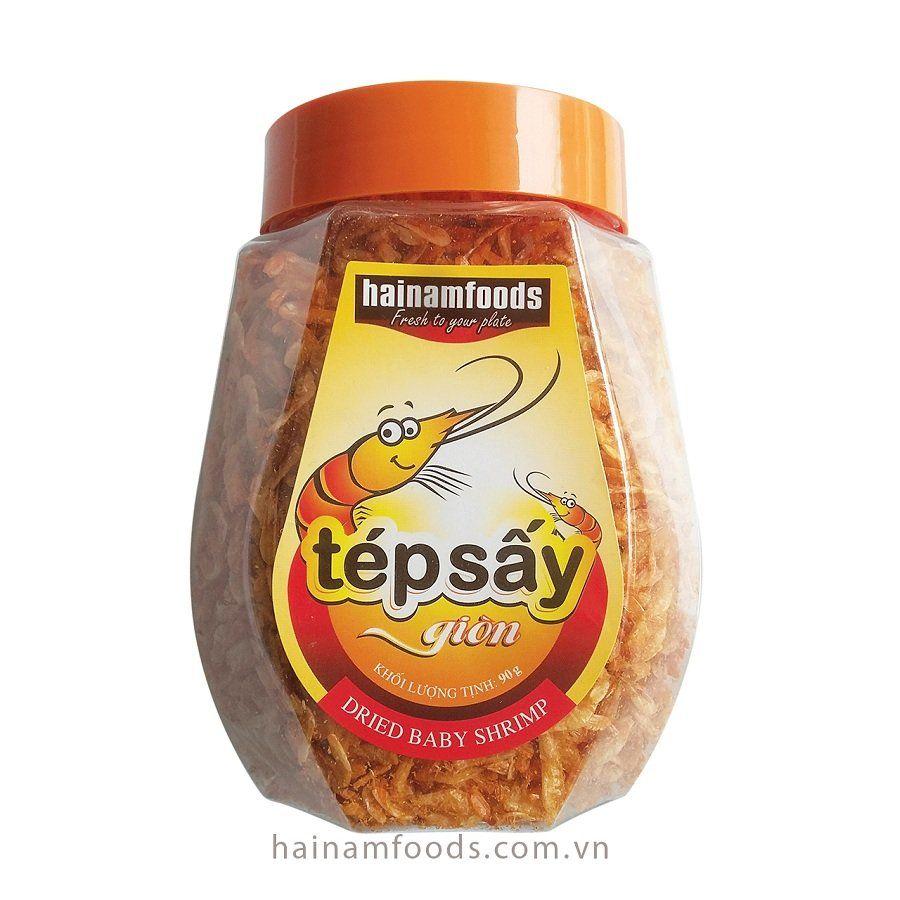 Tép sấy giòn ăn liền hải nam hộp 90g