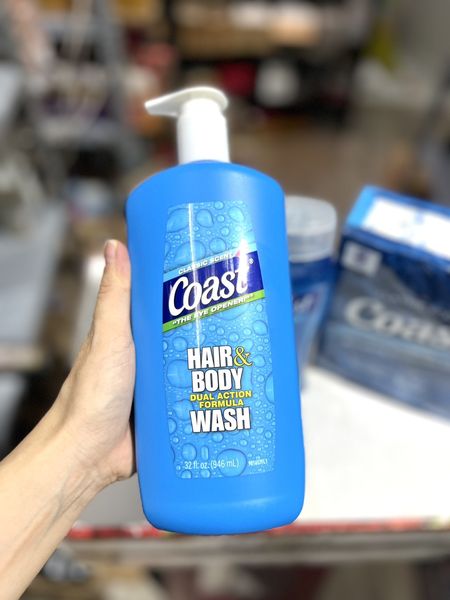 Sữa tắm - gội 2in1 cho nam coast hair and body wash mẫu mới