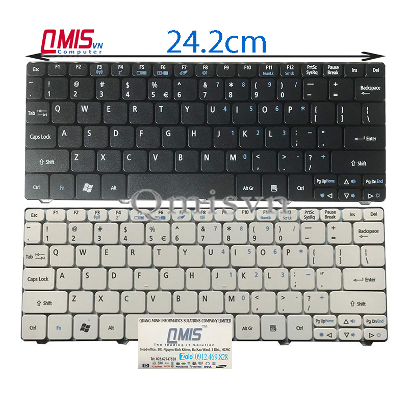 Bàn phím laptop Acer eMachines 350 355, Gateway LT21 LT22 LT23 LT25 LT27 LT28 LT32 LT40, D255, D532