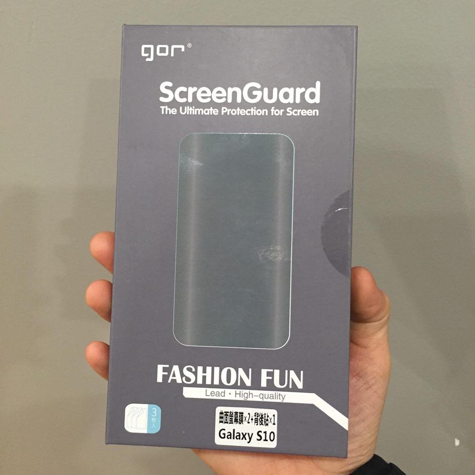 Bộ 4 Miếng dán dẻo GOR cho Samsung S10 (dán Full màn hình)