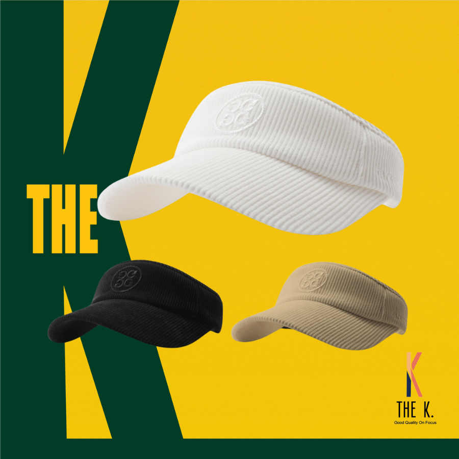 Mũ golf nửa đầu thêu hình tròn nhung tăm mềm mại - hat