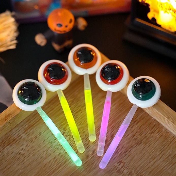 (mẫu 2022) 1 cái kẹo con mắt phát sáng halloween