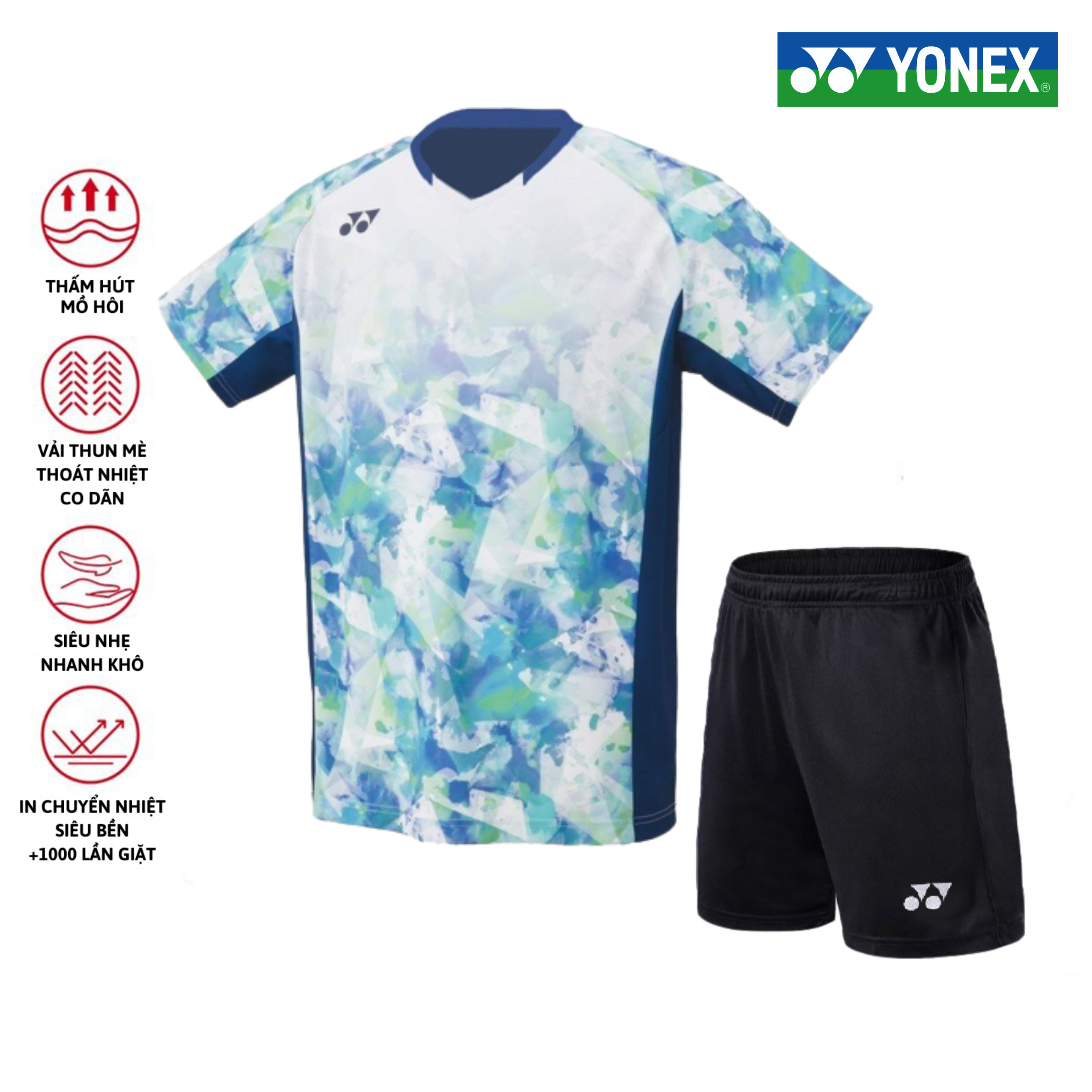 Áo cầu lông, quần cầu lông Yonex chuyên nghiệp mới nhất sử dụng tập luyện và thi đấu cầu lông M4S29