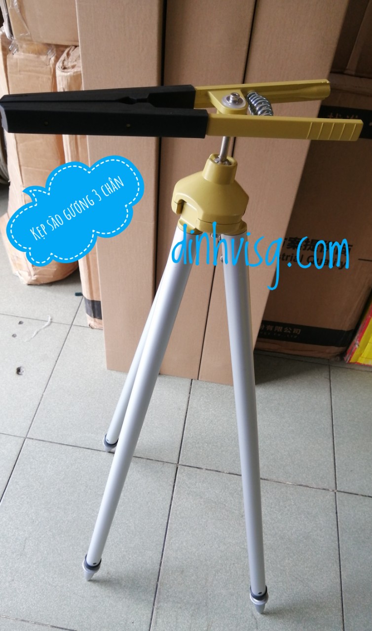 Kẹp sào gương toàn đạc ( chân 3 kẹp sào )