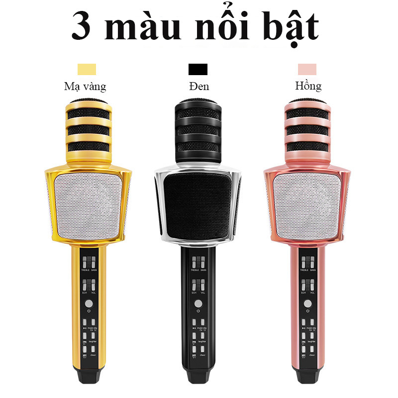 Mic hát karaoke , micro hát karaoke bluetooth sd-17, mic kiêm loa, âm vang ấm- mic hát karaoke cầm tay mini micro hát trên xe hơi, mic không dây thế hệ mới, tiện dụng, hát mọi lúc mọi nơi.