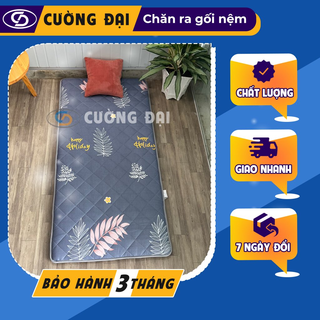 Nệm văn phòng| Nệm ký túc xá nệm bông dày size 0.9mx0,95m nhiều màu ( Hình chụp thật tại shop )