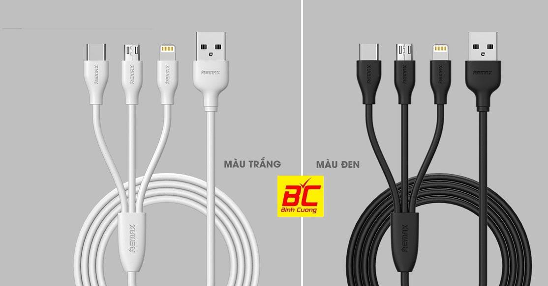 Cáp sạc 3 trong 1 Remax