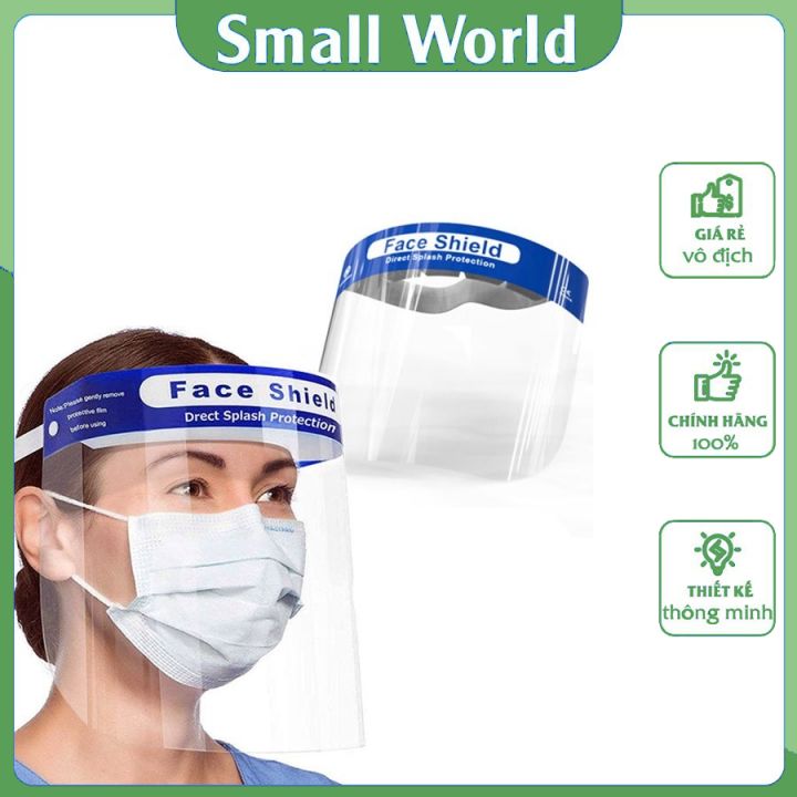 Tấm Chắn Giọi Băn Face Shield Mặt Nạ Bảo Hộ Y Tế Chống Dịch, Chống Bụi Trong Suốt
