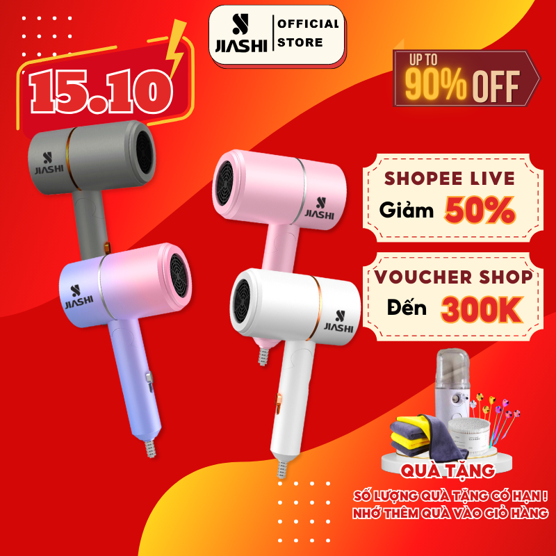Máy sấy tóc mini gấp gọn JIASHI tạo kiểu chuyên nghiệp may say toc công suất lớn 1500w, bảo vệ tóc khỏi hư tổn ạo Kiểu Tóc Chuyên Nghiệp Có Ánh Sáng Xanh Dưỡng Tóc Mượt Máy Sấy Tóc Máy Sấy Tóc Mini Máy Sấy Máy Sấy Tóc Philips MST02